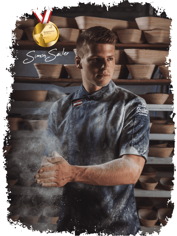 Simon Sailer Portrait mit Europameister-Medaille