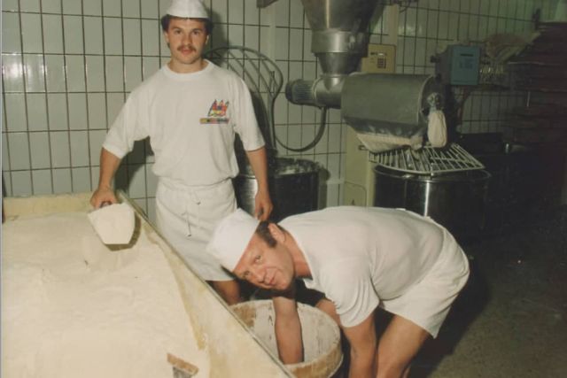 Sailer Archivfoto alte Backstube