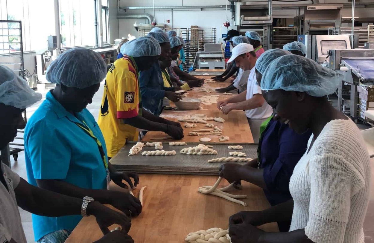 Backstubenführung mit Immigranten