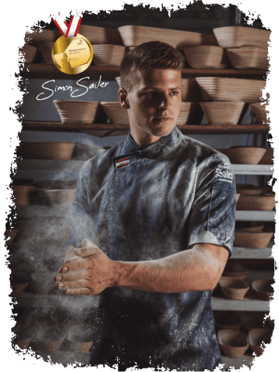 Simon Sailer Portrait mit Europameister-Medaille