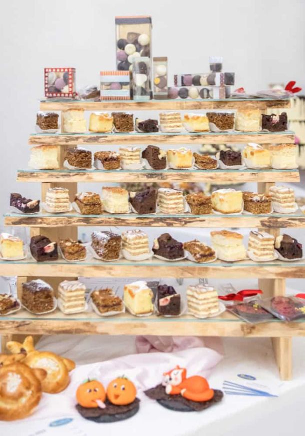 Sahneschnitten Serviervorschlag